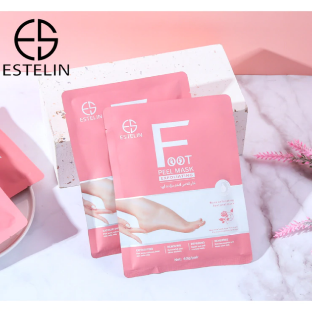 Estelin Foot Peel Mask Exfoliating Rose - Image 2