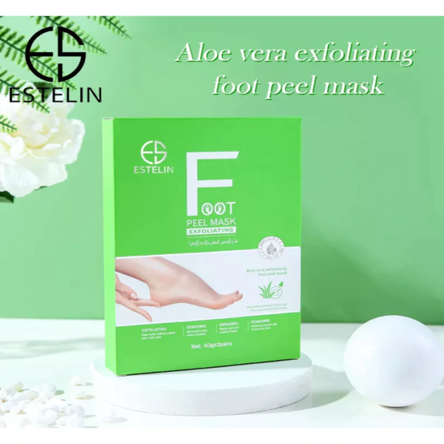 Estelin Foot Peel Mask Exfoliating Aloe Vera - Image 2