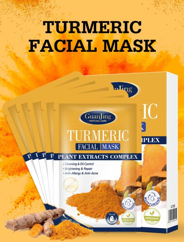 Gaunjing Turmeric Facial Mask (Pack of 10) - Image 2