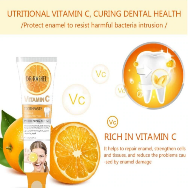 Dr. Rashel Vitamin C Toothpaste Whitening Active - Image 4